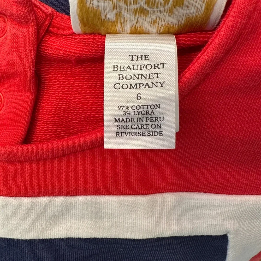 TBBC The Beaufort Bonnet Company Ramsey Retro Jumper in Strawberries Size 6